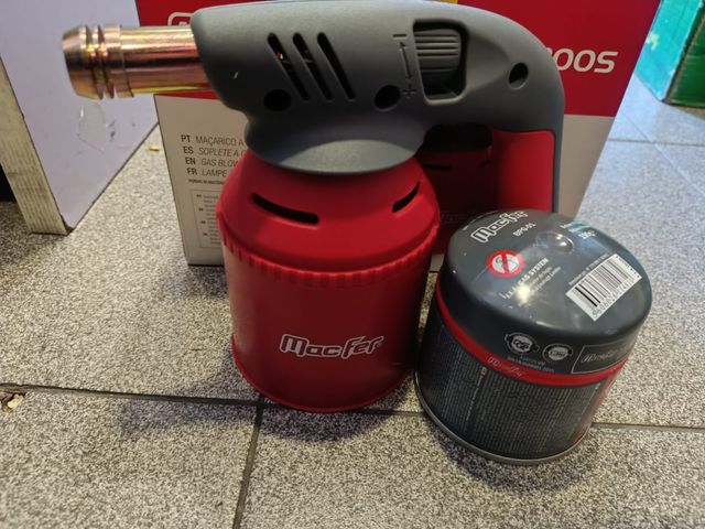 ✅ Maçarico a Gás com Isqueiro + OFERTA!