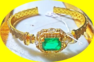 LAMINADO ORO 18 KILATES  ESMERALDA