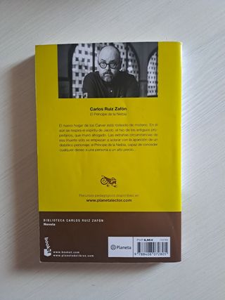 Libro el príncipe de la niebla