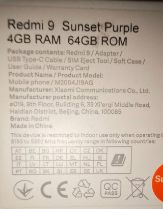 Xiaomi Redmi 9 Sunser Purple