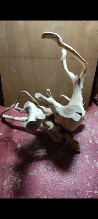 Obra de arte de madera de sabina