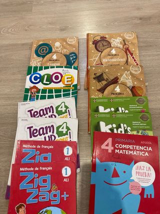 Lote libros 4 primaria