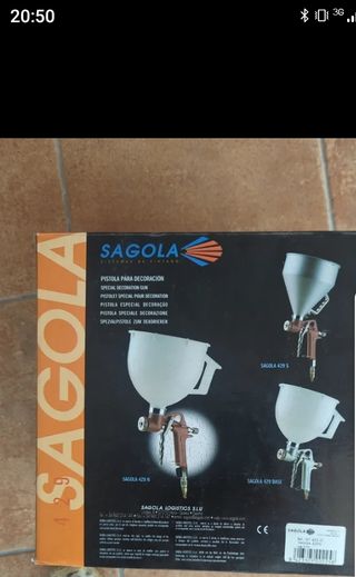 Pistola pintura gotelé 