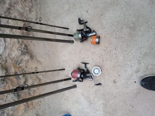 Cañas y carretes Surfcasting 4'20 metros