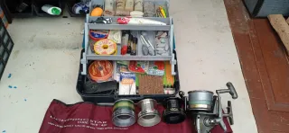 Cañas y carretes Surfcasting 4'20 metros
