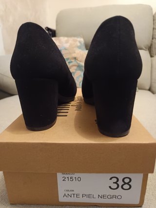 Zapatos ante negro Mimao talla 38