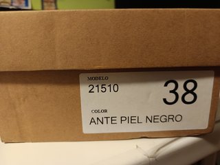 Zapatos ante negro Mimao talla 38