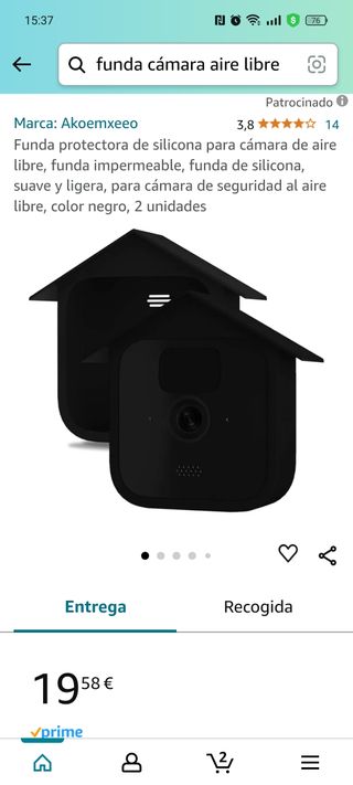 Funda cámara exterior