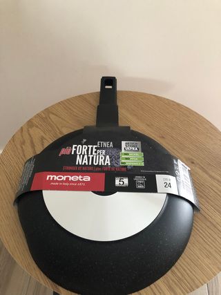 Sartén con Superficie de Piedra