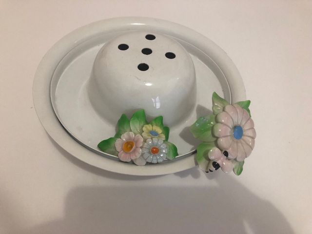 Portapenne/porta oggetti da scrivania vintage