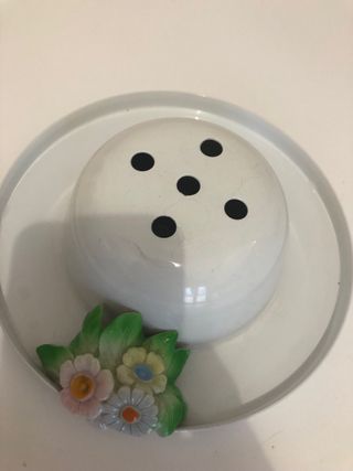 Portapenne/porta oggetti da scrivania vintage