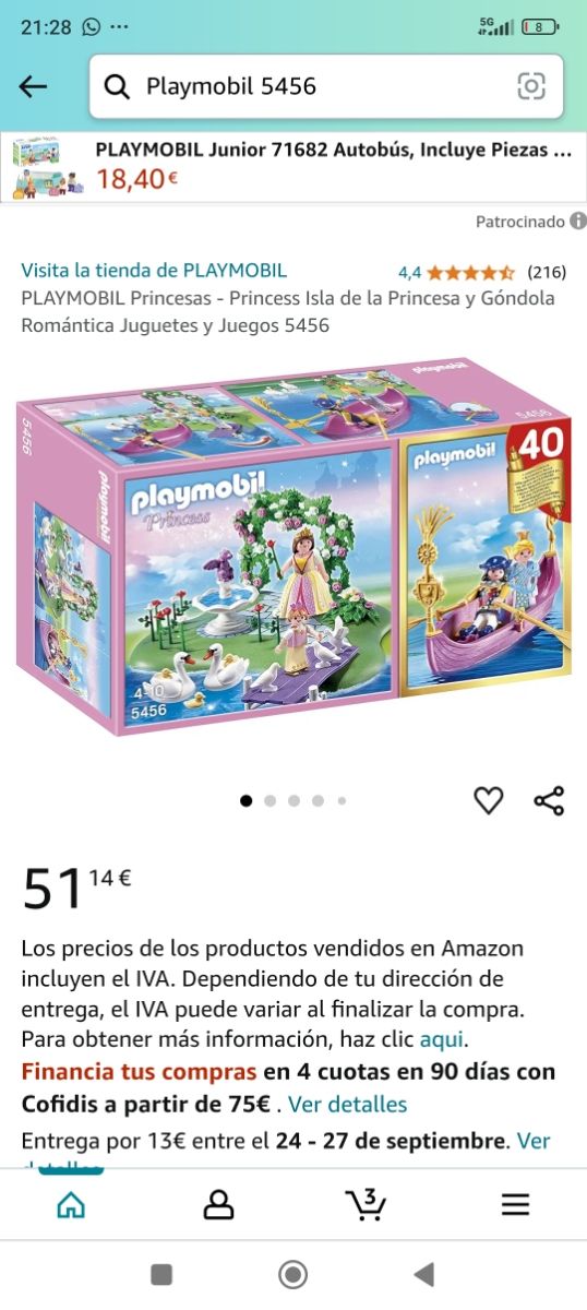 Playmobil 5456 princesa.
