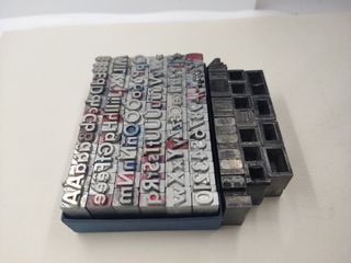 ABECEDARIO TIPOGRÁFICO CUERPO 24 IMPRENTA ANTIGUA