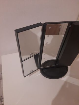 espejo tocador con luz para maquillaje