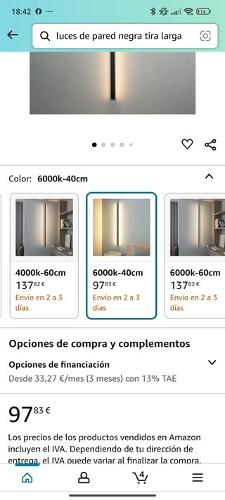 Led de pared