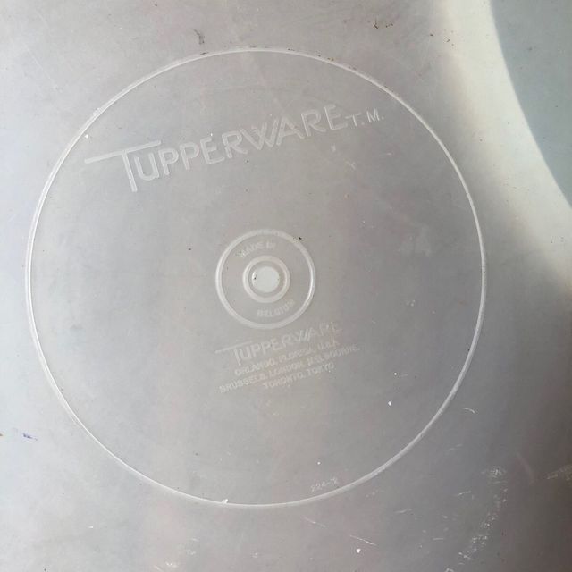 TUPPERWARE Y TAPA PARA HACER TORTILLA