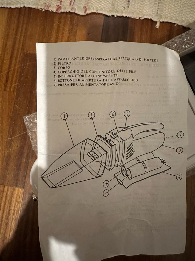 Aspiratore acqua e polvere