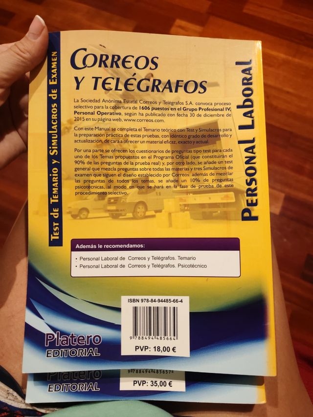 Temario oposiciones correos 