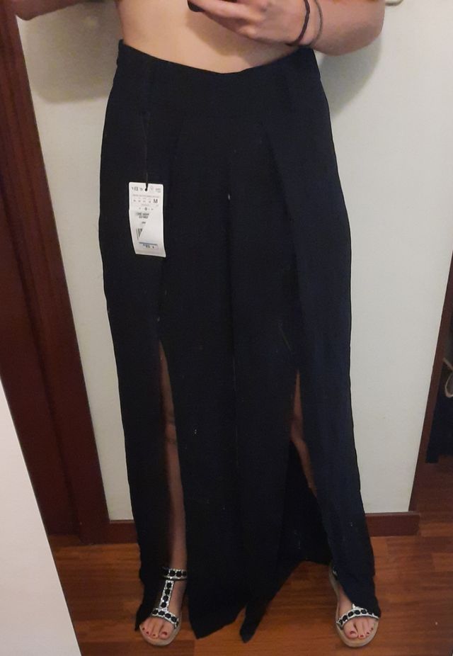 Pantalón ligero con aperturas Stradi