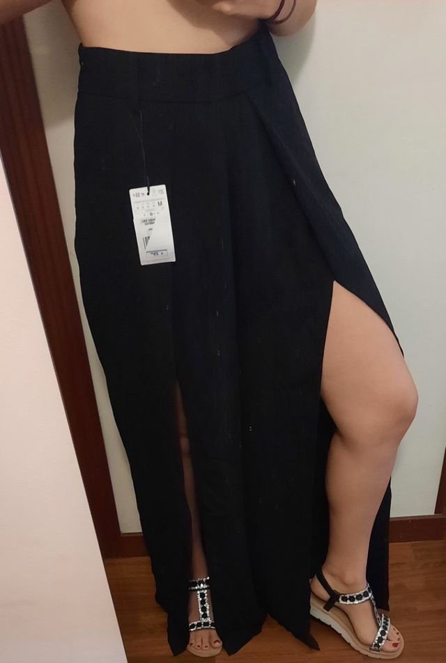 Pantalón ligero con aperturas Stradi