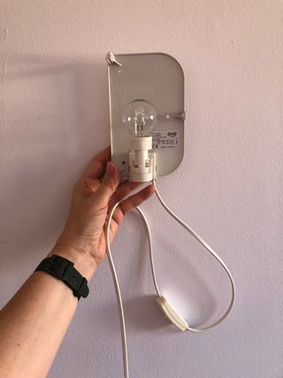 Lámpara Luna de IKEA. Lámpara infantil de pared