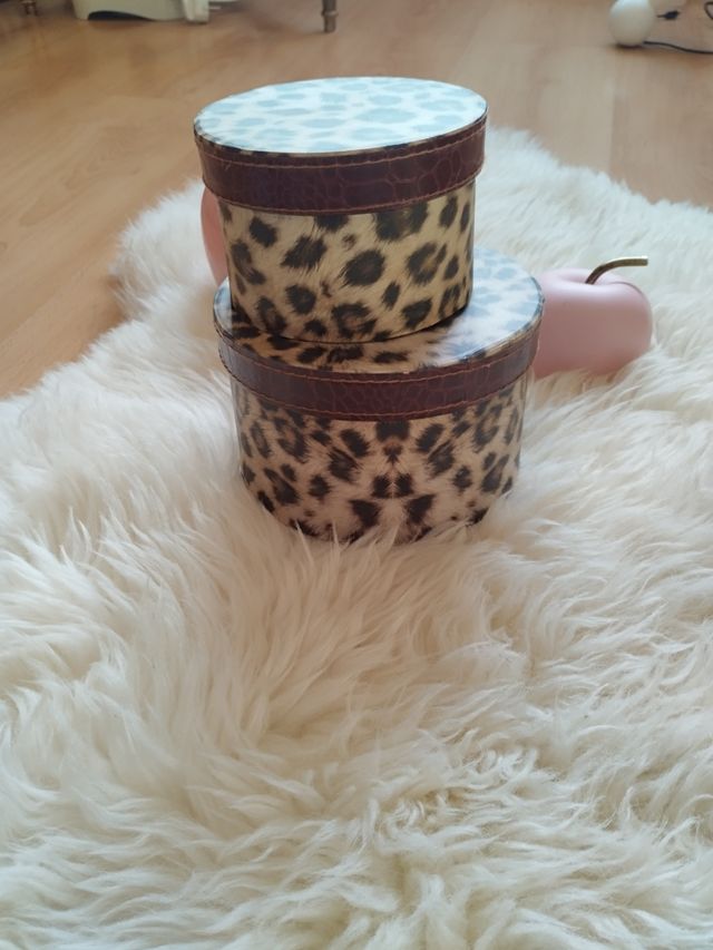 Cajas leopardo zara home
