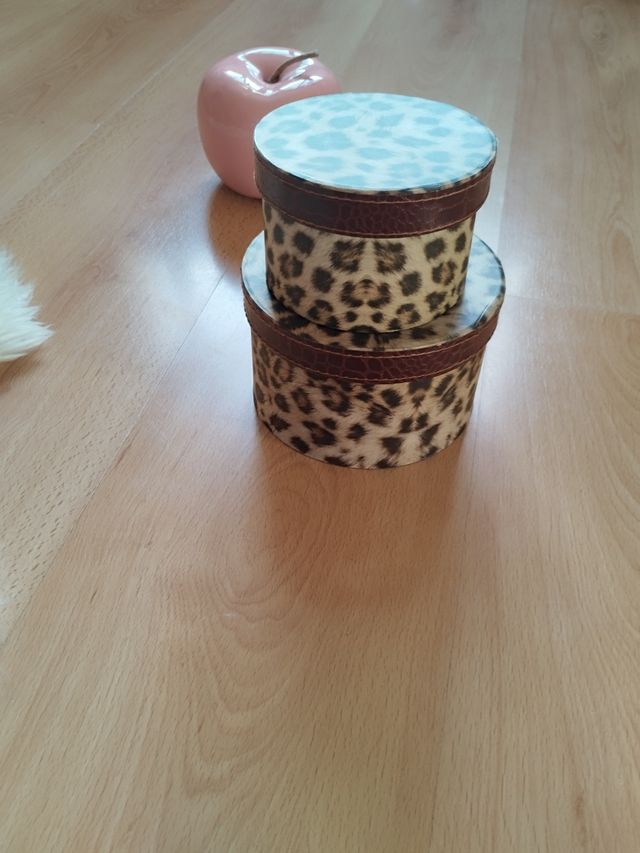 Cajas leopardo zara home