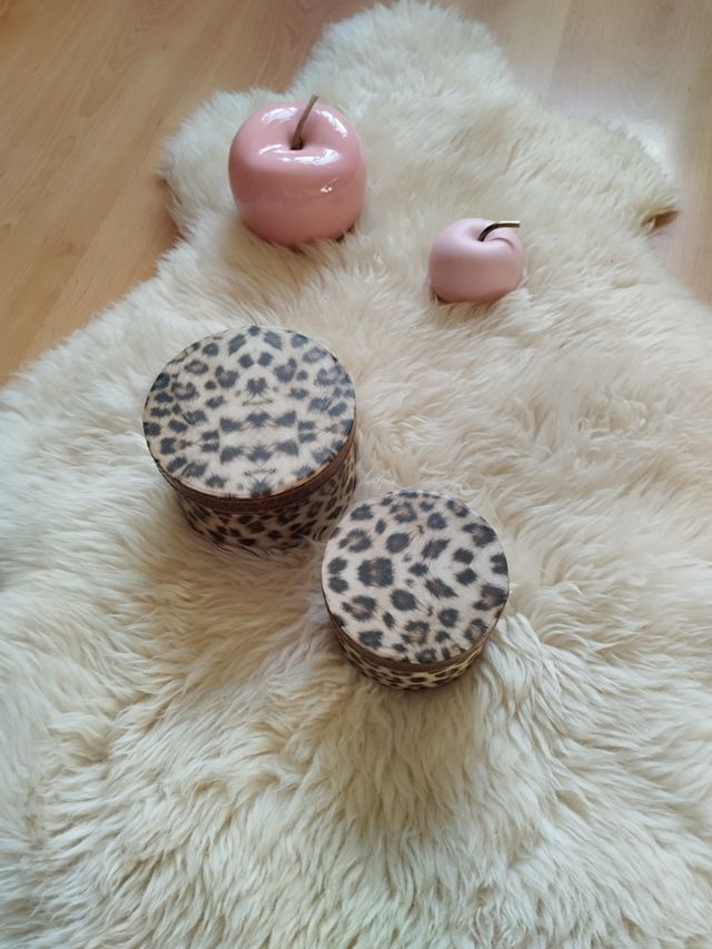 Cajas leopardo zara home