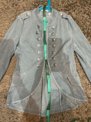 Chaqueta tipo militar azul
