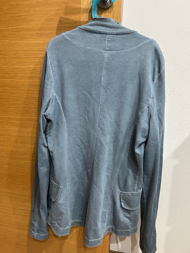 Chaqueta tipo militar azul