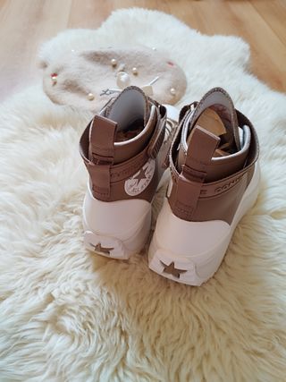 Converse piel  plataforma 
