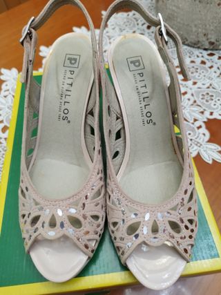 Zapato tacón alto PITILLOS, piel