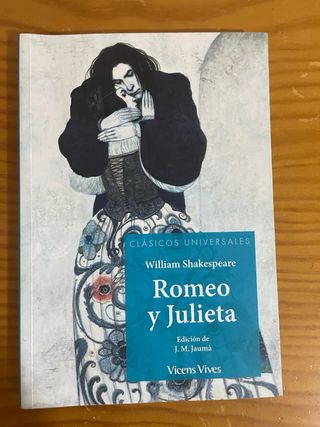 Libro Romeo y Julieta de Shakespeare
