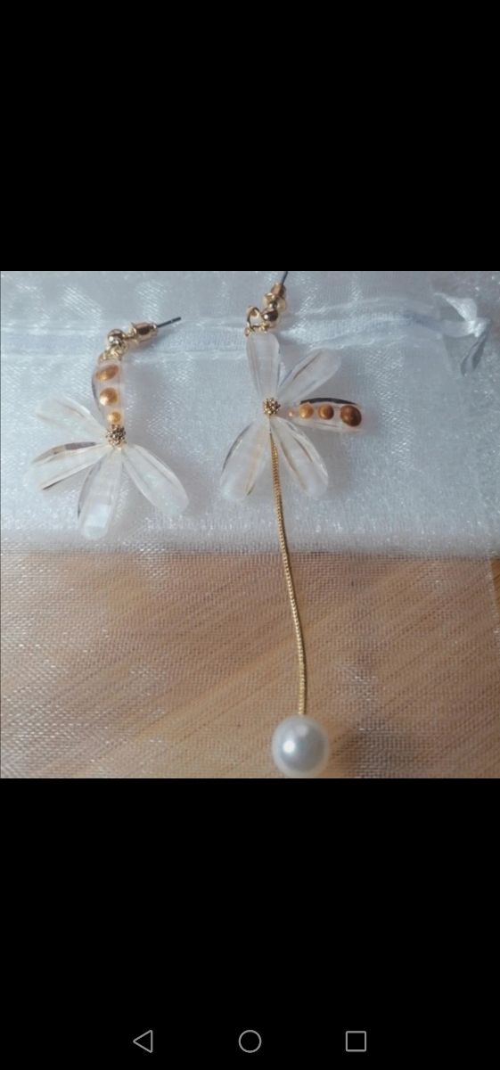 Pendientes de resina