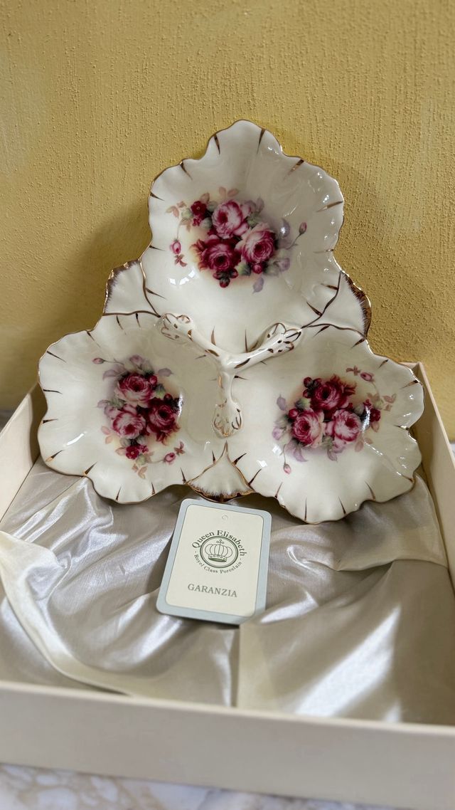 Antipastiera Queen Elisabeth Porcellana