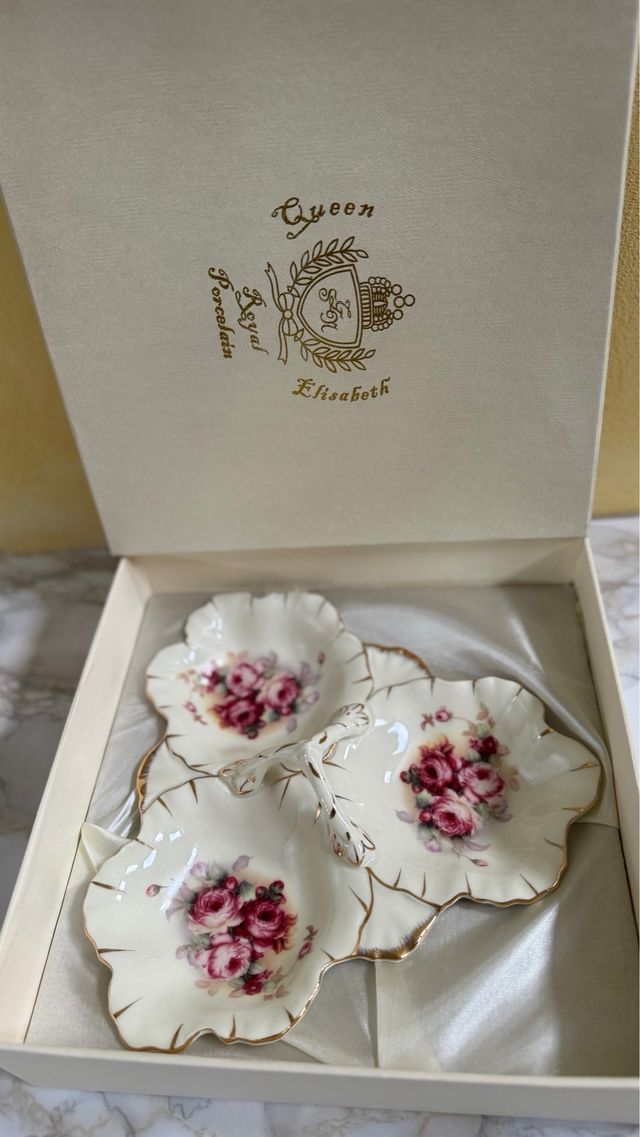 Antipastiera Queen Elisabeth Porcellana