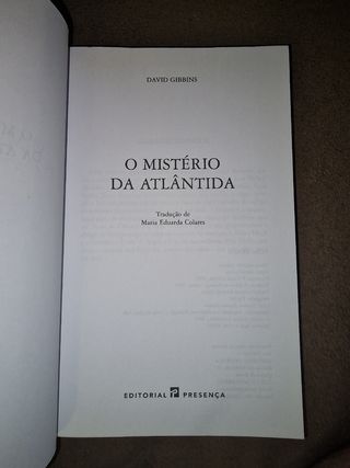 O mistério da Atlântida de David Gibbins