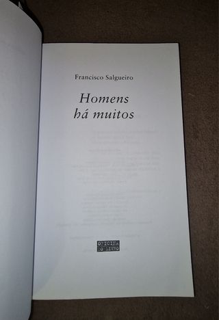 Homens há muitos de Francisco Salgueiro