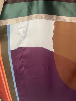 Vestido túnica satinado