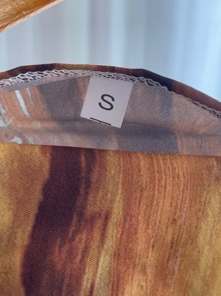 Vestido túnica satinado