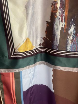 Vestido túnica satinado