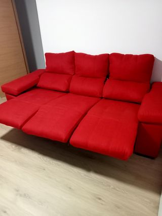 Sofá tres plazas eléctrico