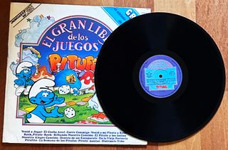 Pitufos. Vinilo. El gran libro de los juegos