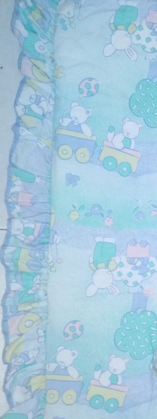 Edredón cuna y bolsa de viajes para bebe