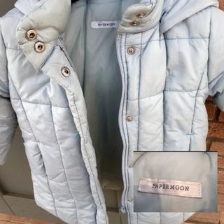 piumino Papermoon Azzurro 4anni 104cm