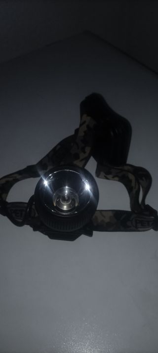 Linterna Petzl militar vintage 