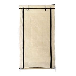 Armario Beige Tela Zapatero Bolsillo 160x88 NUEVO
