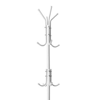 Perchero Metálico De Pie 11 Ganchos Blanco NUEVO!