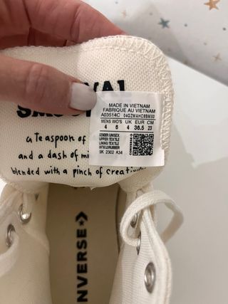 NUEVO. Zapatillas Converse mujer All Star. T 36,5