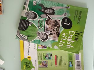 Libro y workbook inglés 1 eso